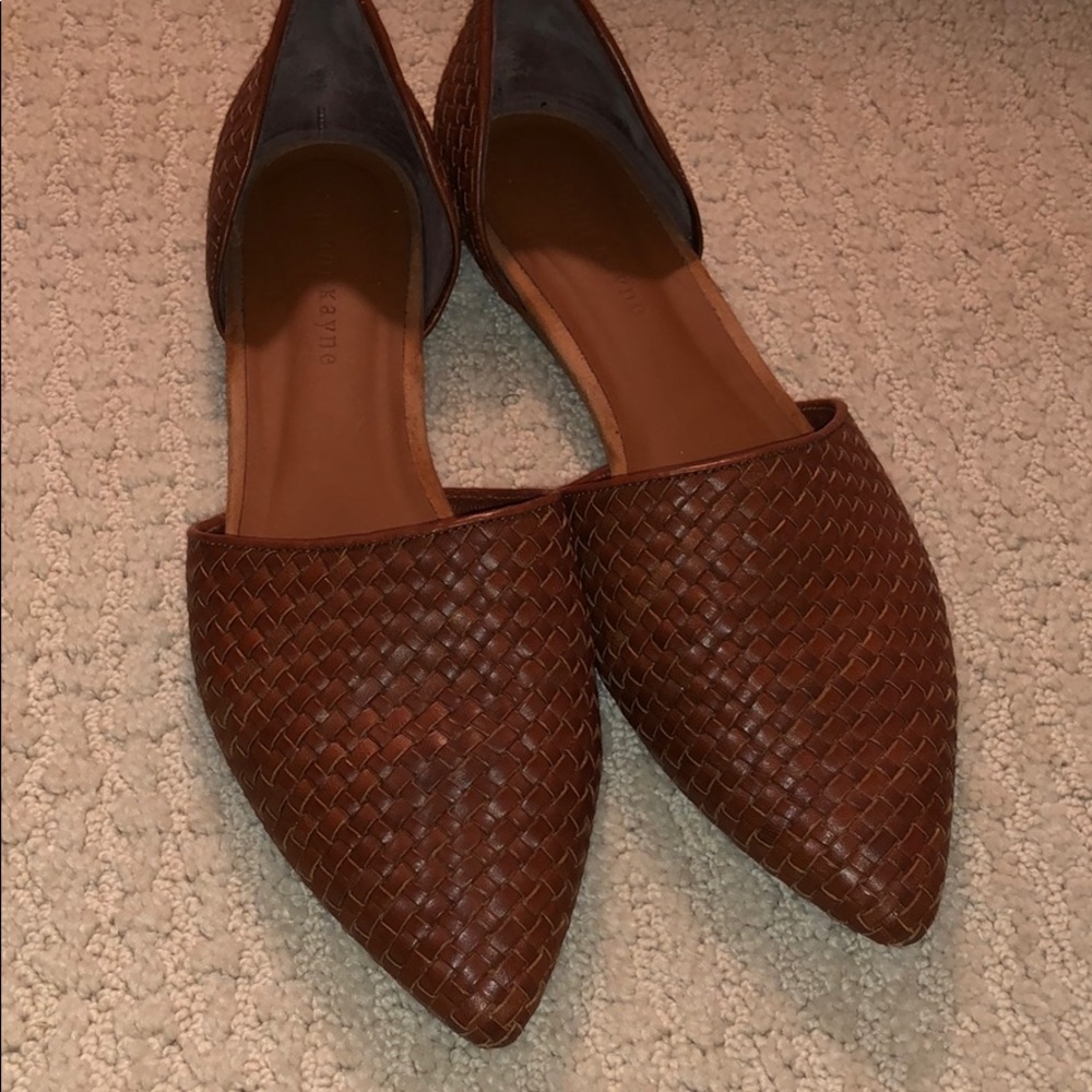 Jenni Kayne Cognac D’Orsay Flats